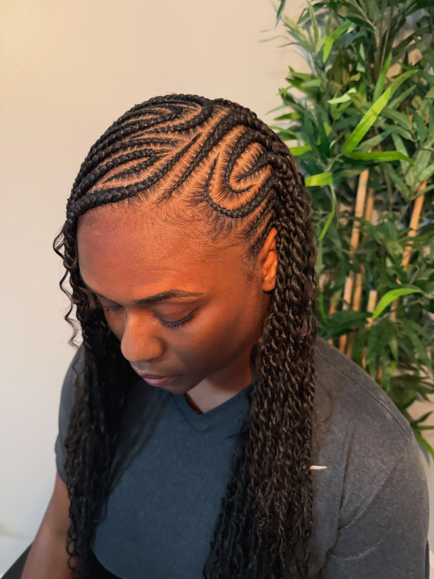 Geometric & Fulani Braids by Quality Cologne, further angle