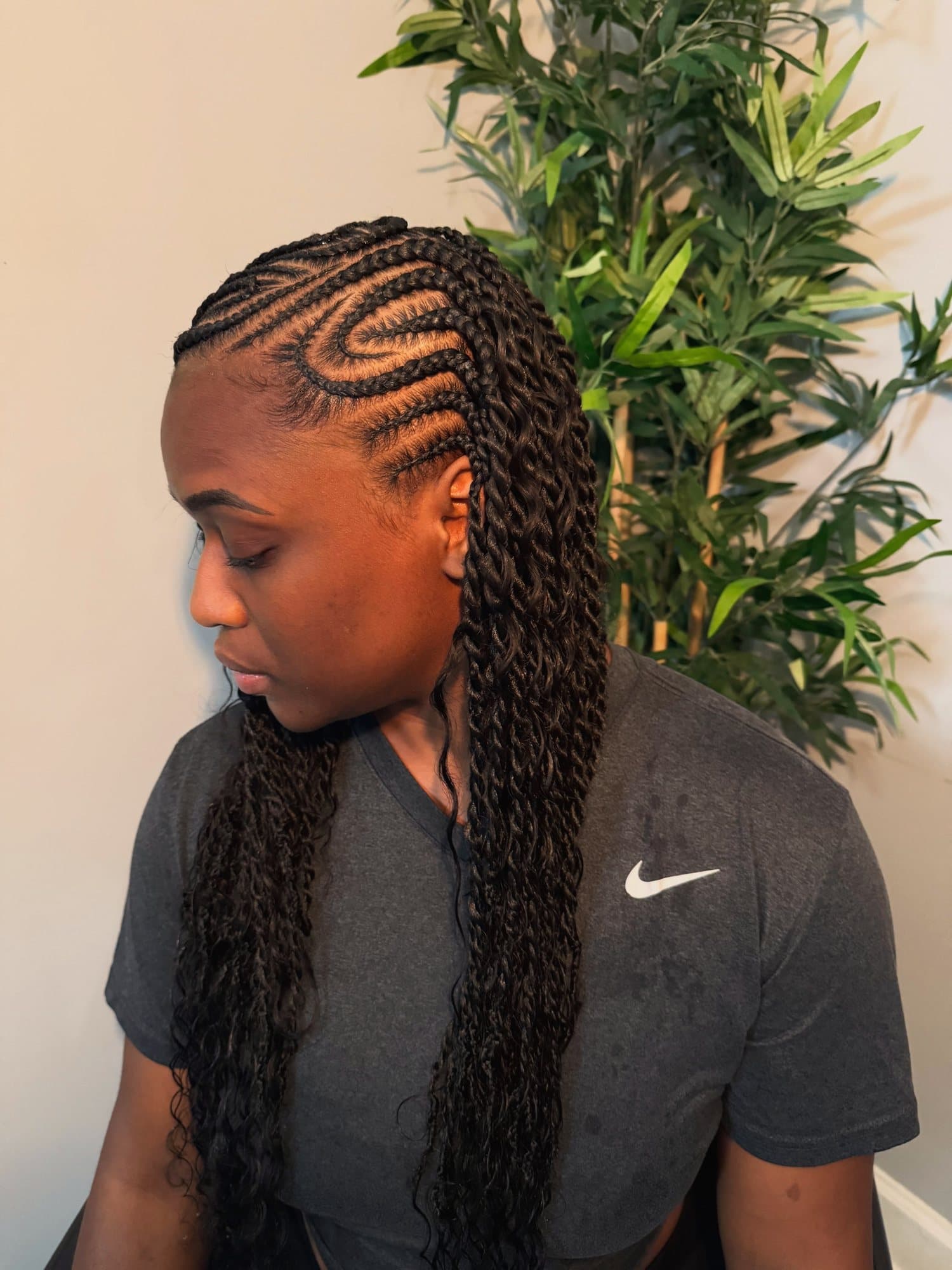 Geometric & Fulani Braids by Quality Cologne, further angle